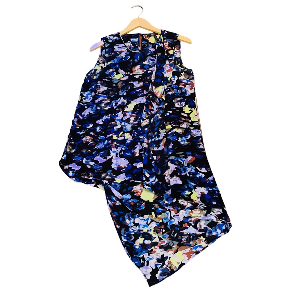 BCBGMaxAzria Edythe Cascade Drape Top - Picture 4 of 10